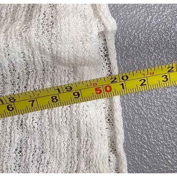 Free People Womens M Ivory Thrill & Frills Off The Shoulder Lace‎ Blouse - Picture 9 of 9